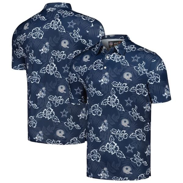 レインスプーナー メンズ トップス シャツ Mens Reyn Spooner Navy Dallas Cowboys Throwback Pua Performance Polo Navy ネイビー