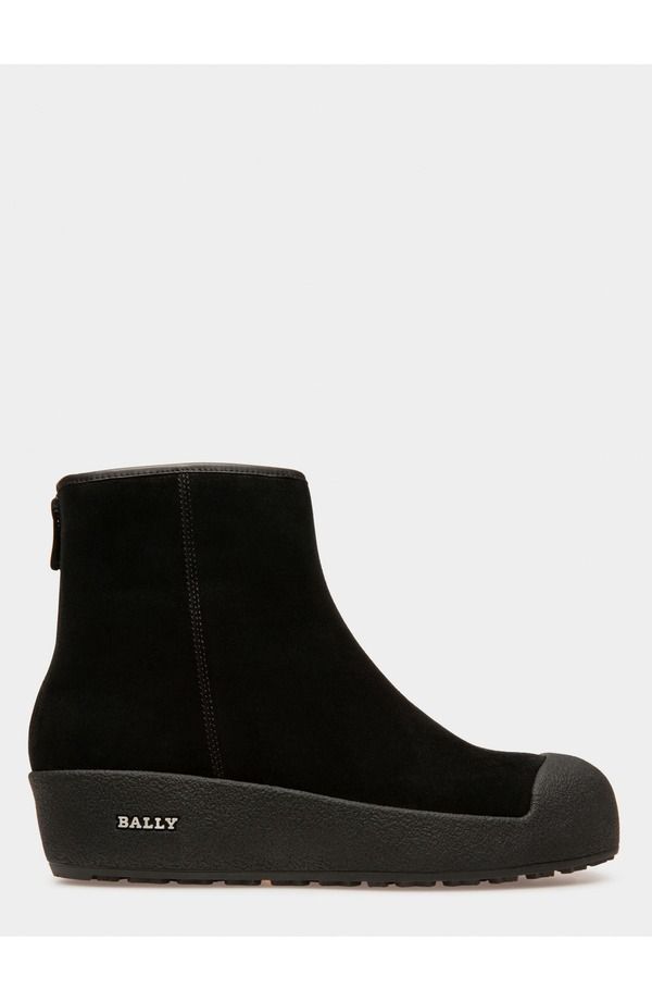 バリー メンズ シューズ ブーツ・レインブーツ レザー Bally Guard Leather Snow Boots Black ブラック