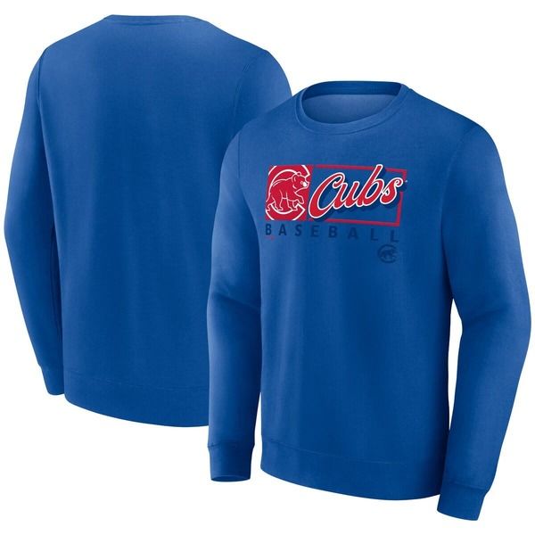 ファナティクス メンズ アウター パーカー・スウェット シャツ フリース Mens Fanatics Royal Chicago Cubs Focus Fleece Pullover Sweatshirt Royal