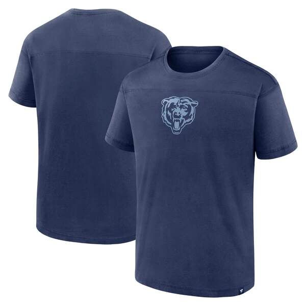 ファナティクス メンズ トップス Tシャツ ミニ Mens Fanatics Navy Chicago Bears Mini Tonal TShirt Navy ネイビー