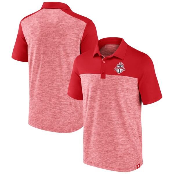ファナティクス メンズ トップス シャツ Mens Fanatics Branded Red Toronto FClutch SpaceDye Polo Red レッド