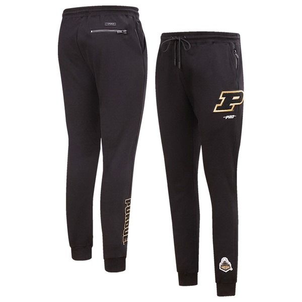 プロスタンダード メンズ ボトムス カジュアルパンツ Mens Pro Standard Black Purdue Boilermakers Classic DK Jogger Pants Black ブラック