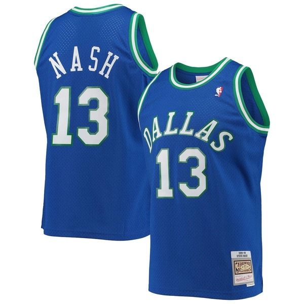 ミッチェルネス メンズ トップス シャツ ジャージー Mens Mitchell Nessteve Nash Blue Dallas Mavericks 199899 Hardwood Classicswingman Jersey Blue ブルー