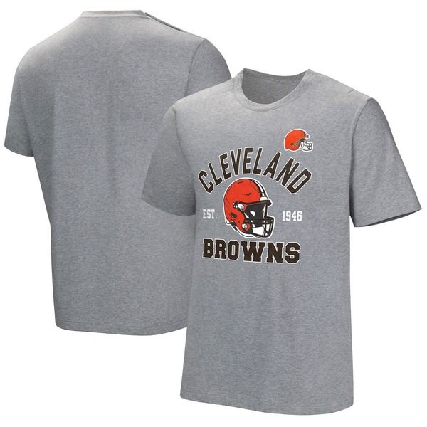 NFL メンズ トップス Tシャツ NFL Mens Gray Cleveland Browns Tackle Adaptive TShirt Gray グレー