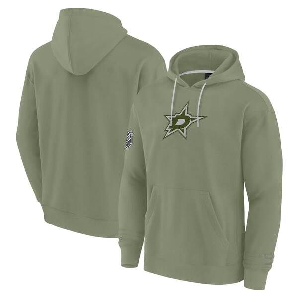 ファナティクス メンズ アウター パーカー・スウェット Mens Fanatics Olive Dallastars Elements Pace Pullover Hoodie Olive オリーブ