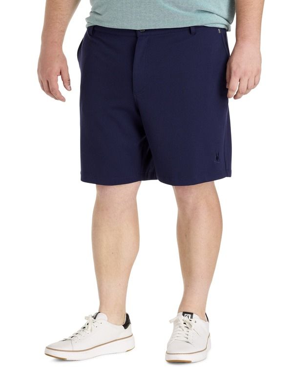 サイコバニー メンズ ボトムス ハーフパンツ・ショーツ トール ショートパンツ Psycho Bunny Big Tall Shiro Honeycomb Shorts Evening Blue ブルー
