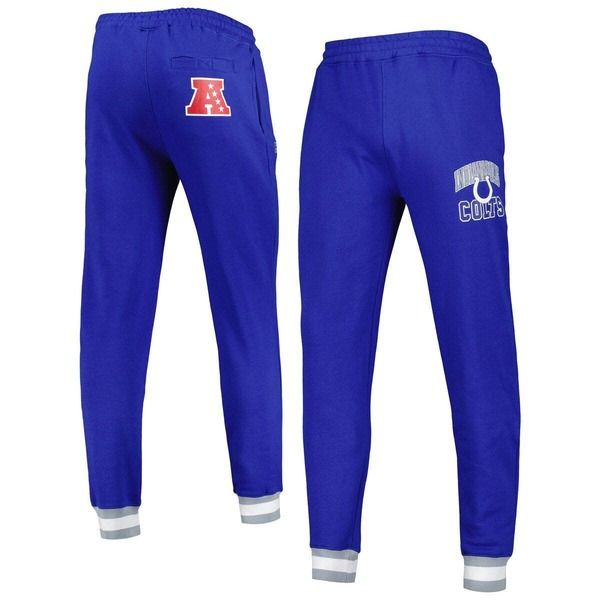 スターター メンズ ボトムス カジュアルパンツ フリース Menstarteroyal Indianapolis Colts Blitz Fleece Jogger Pants Royal