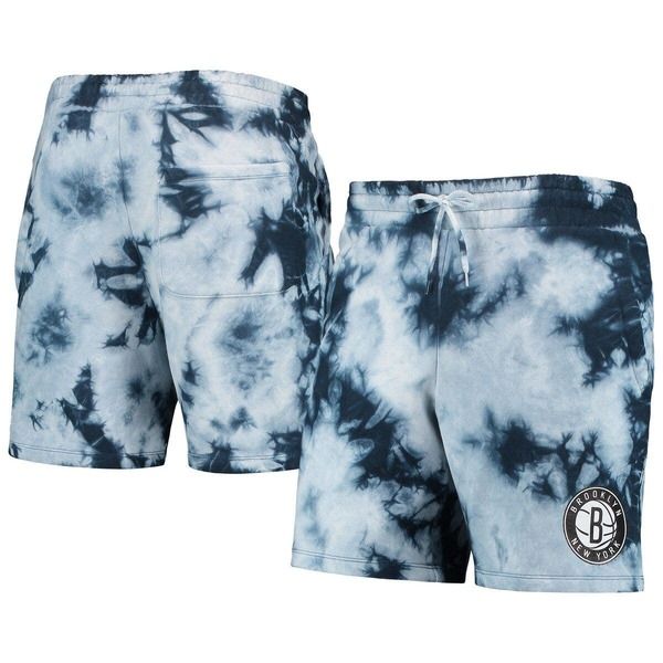 ニューエラ メンズ ボトムス ハーフパンツ・ショーツ ショートパンツ フリース Mens New Era Blue Brooklynets Fleece TieDye Shorts Blue ブルー 14,585円
