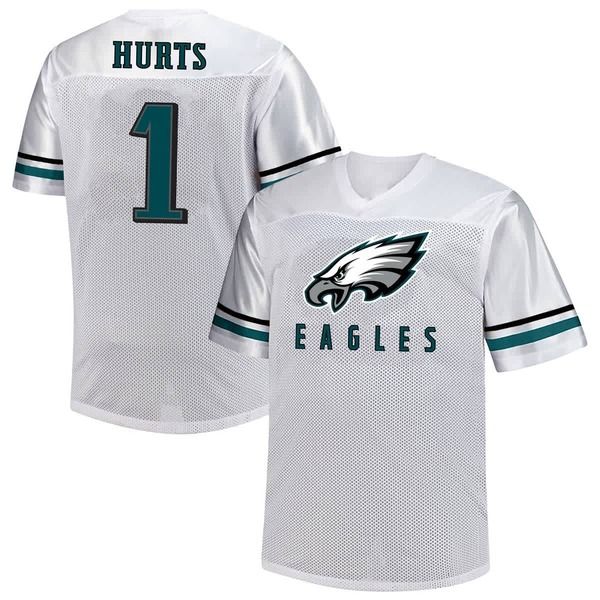 ファナティクス メンズ トップス Tシャツ Vネック トール ジャージー MensFanatics Jalen Hurts White Philadelphia Eagles Big Tall VNeck Fashion Jersey White ホワイト