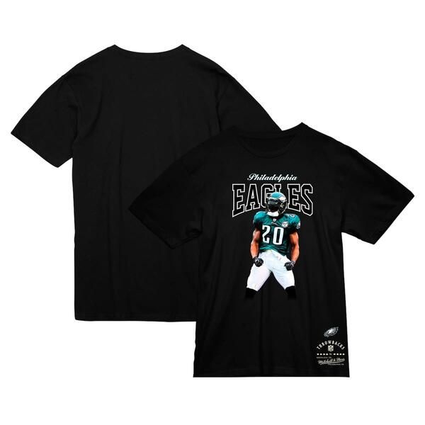 ミッチェルネス メンズ トップス Tシャツ Mens Mitchell Ness Brian Dawkins Black Philadelphia Eaglesideline Retired Player TShirt Black ブラック