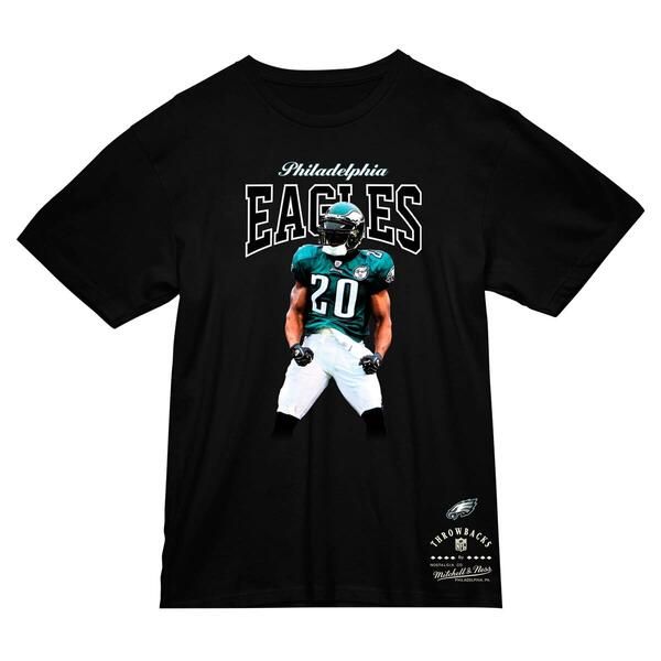 ミッチェルネス メンズ トップス Tシャツ Mens Mitchell Ness Brian Dawkins Black Philadelphia Eaglesideline Retired Player TShirt Black ブラック