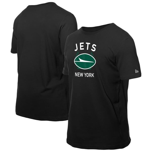 ニューエラ メンズ トップス Tシャツ Mens New Era Black New York Jets 2025 NFL DraftShirt Black ブラック