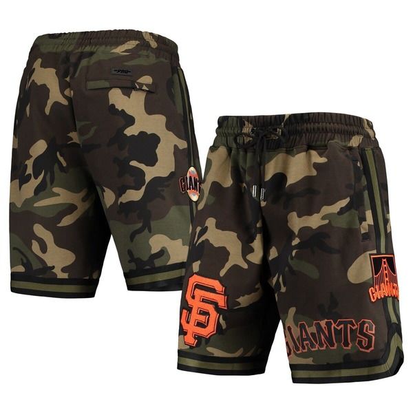 プロスタンダード メンズ ボトムス ハーフパンツ・ショーツ ショートパンツ Mens Pro Standard Camo San Francisco Giants Team Shorts Camo