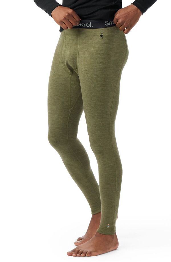 スマートウール メンズ ボトムス カジュアルパンツ レギンス Smartwool Classic Thermal Merino Wool Blend Base Layer Leggings Winter Moss Heather ヘザー