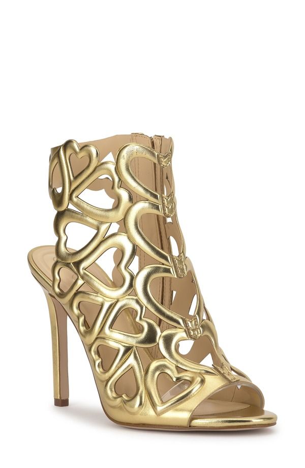 ジェシカシンプソン レディース シューズ サンダル Jessica Simpson Jalina Sandal Gold Clear ゴールド