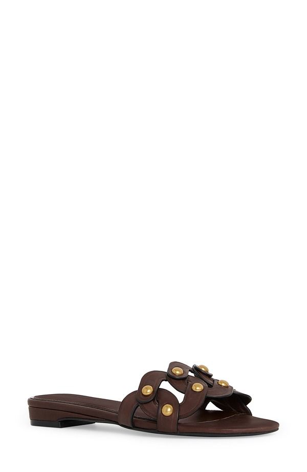 レベッカミンコフ レディース シューズ サンダル Rebecca Minkoff Chain Slide Sandal Brunette