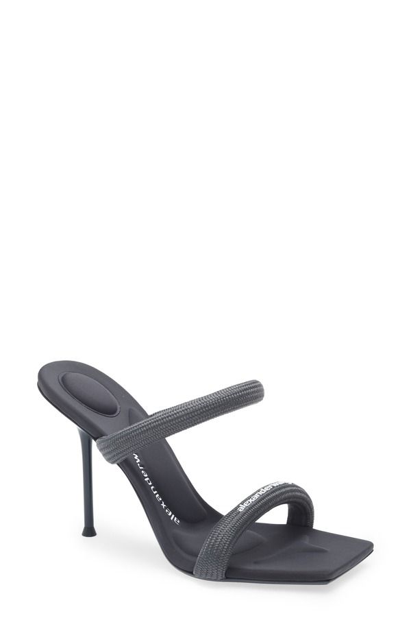アレキサンダーワン レディース シューズ サンダル Alexander Wang Julie Padded Slide Sandal Grey グレー