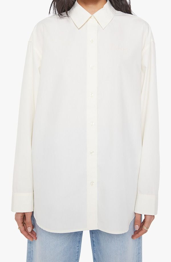 マザー レディース トップス シャツ MOTHER The Busy Sunday Shirt Pop Quiz Antique White ホワイト 57,480円