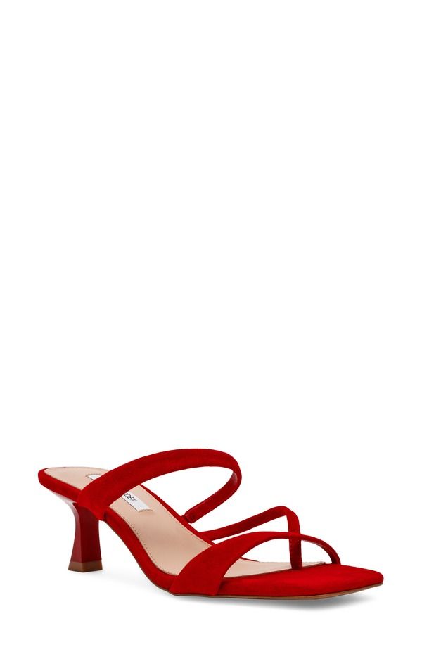 スティーブ マデン レディース シューズ サンダル Steve Madden Ajay Strappy Sandal Red Suede レッド