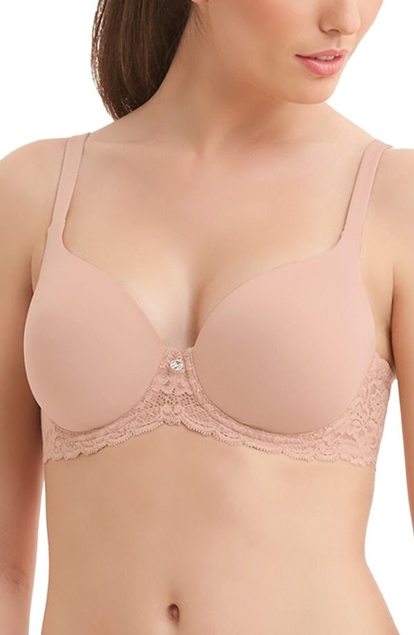 モンテル インティメイツ レディース トップス Tシャツ プラスサイズ Montelle Intimates Pure Plus Underwire TShirt Bra Sand サンド