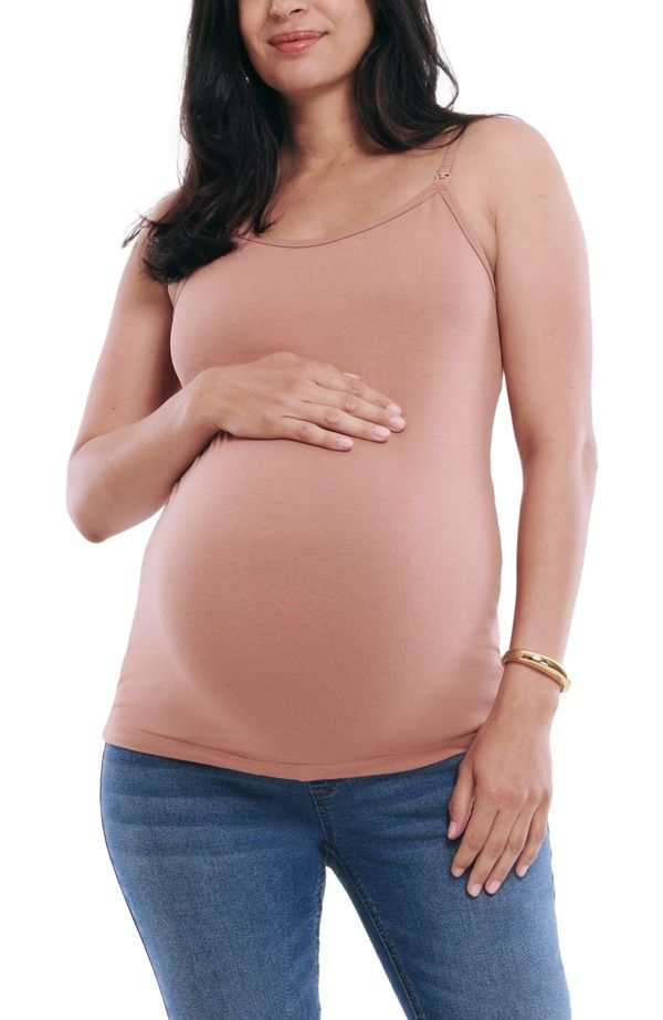 マザーフッドマタニティー レディース トップス シャツ ダウン MOTHERHOOD MATERNITY Clip Downursing Tank Top Cami Brush