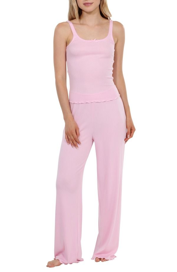 ハニーデュー インティメッツ レディース アンダーウェア ナイトウェア Honeydew Blissful Pointelle Pajamas Tulle