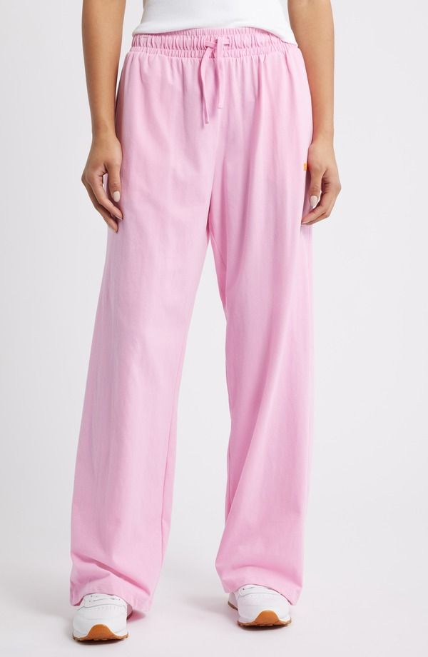 リップカール レディース ボトムス レギンス ワイドレッグ トラックパンツ Rip Curluxe Surf Wide Leg Track Pants Pastel Pink ピンク