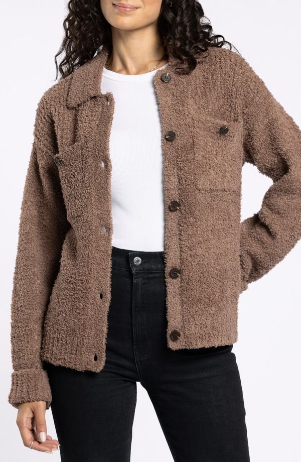 スレッドアンドサプライ レディース アウター ジャケット・ブルゾン セーター Thread Supply Loisweater Jacket Raw Umber