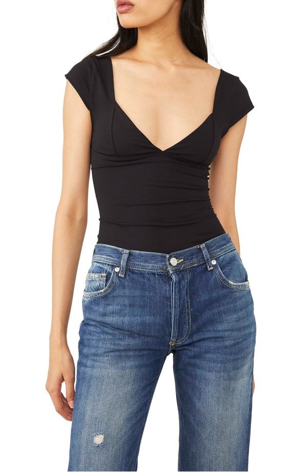 フリーピープル レディース トップス シャツ Free People Duo Corsetop Black ブラック