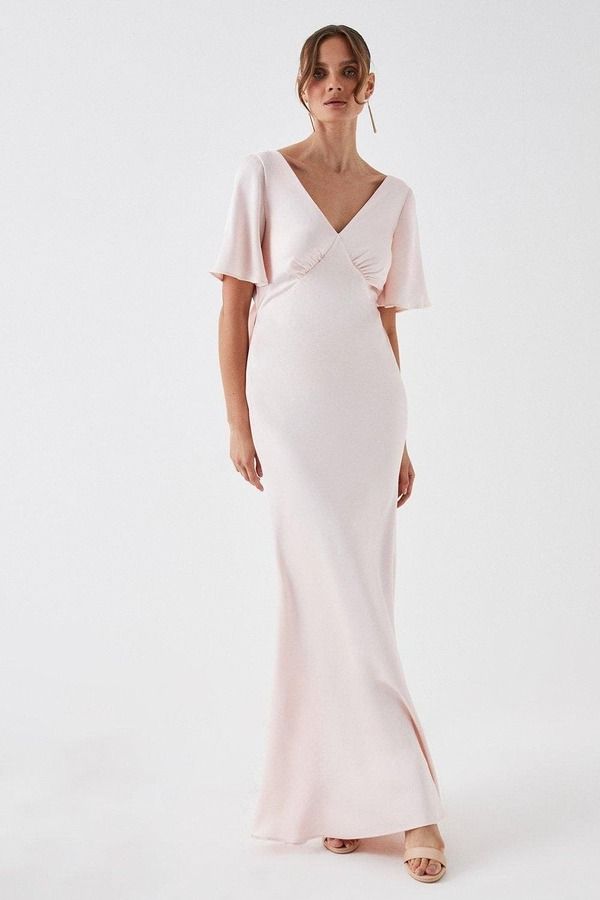コースト レディース トップス ワンピース サテン Coastie Back Satin Bridesmaidress Blush ブラッシュ
