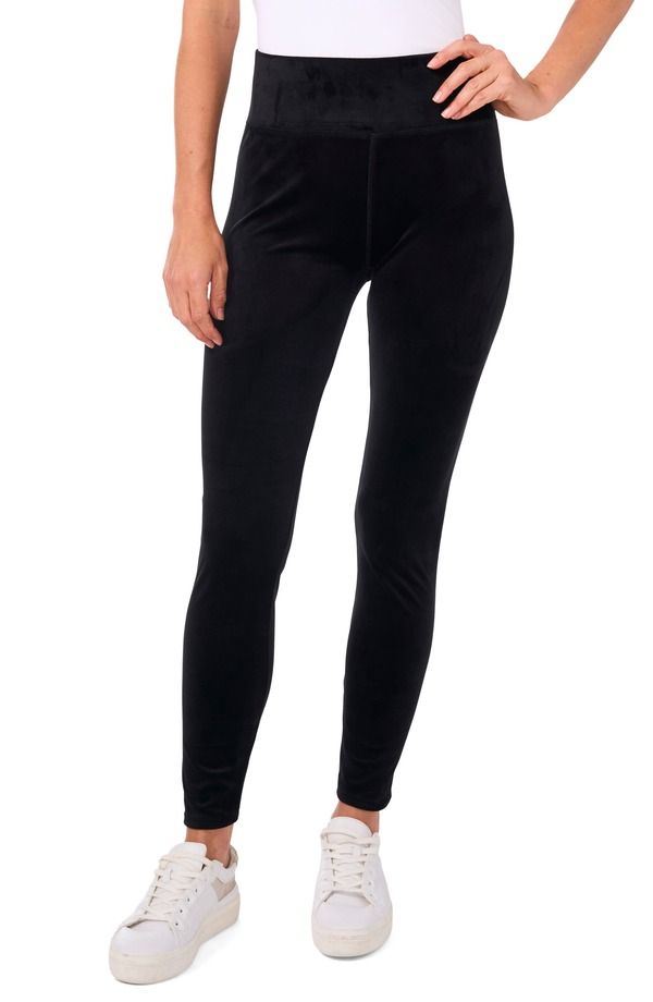 ヴィンスカムート レディース ボトムス レギンス Vince Camuto High Wiast Leggings Rich Black ブラック