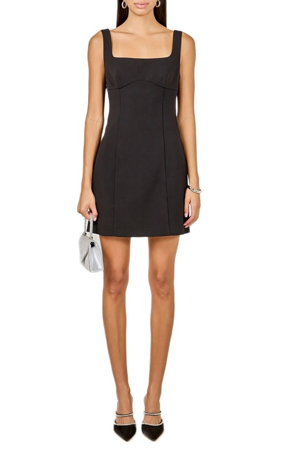 エンドレスローズ レディース トップス ワンピース ミニ ノースリーブ Endless Rose Back Bow Sleeveless Minidress Black ブラック