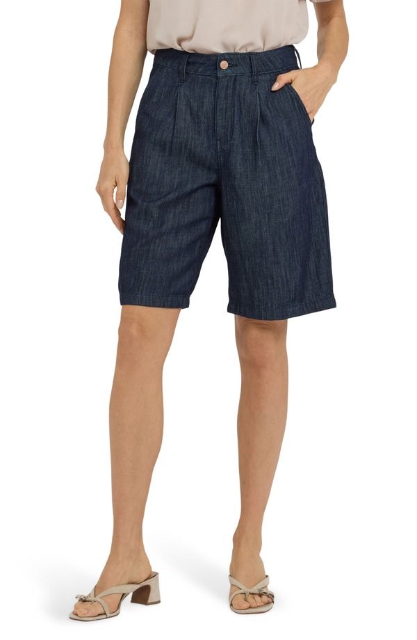エヌワイディージェイ レディース ボトムス デニムパンツ ショートパンツ NYDJ Gwen Relaxedenim Bermuda Shorts Dark Indigo インディゴ
