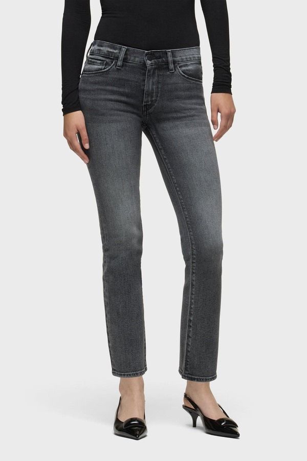 ハドソンジーンズ レディース ボトムス レギンス アンクル Hudson Jeans Nico Straight Ankle Black Vortex ブラック
