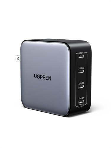 UGREEN Nexode 充電器 100W 4ポート iphone17 16対応 タイプC 急速充電器 USB-C×4 PD3.0 GaNInfinity 窒化ガリウム PPS規格対応 折り畳み式 軽量 iPhoneシリーズ Android 31cdd999