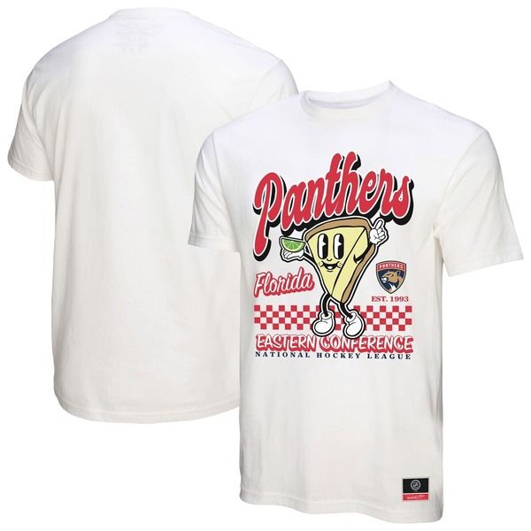 ミッチェルネス メンズ トップス Tシャツ Mens Mitchell Ness White Florida Panthers Local Food TShirt White ホワイト