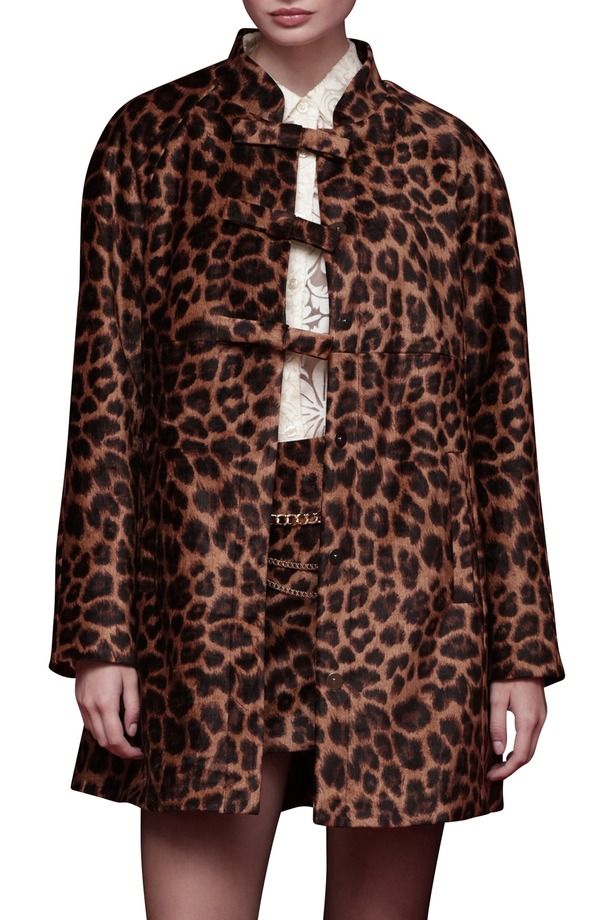 アヴェックレフィーユ レディース アウター ジャケット・ブルゾン A ライン プリント Avec Les Filles Leopard Print ALine Jacket Leopard アニマル