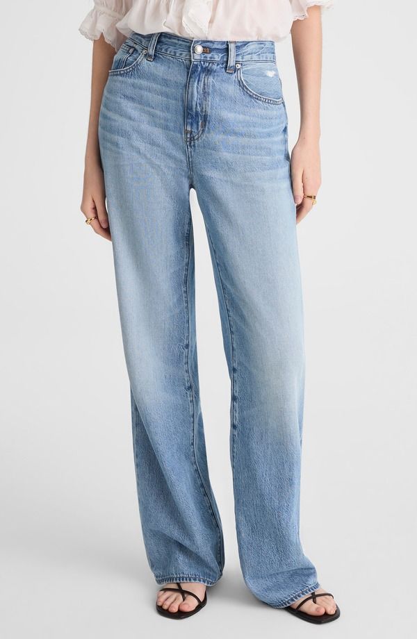 メイドウェル レディース ボトムス デニムパンツ ワイドレッグ ヴィンテージーンズ Madewell The Perfect Vintage Wide Leg Jeans Northridge Wash