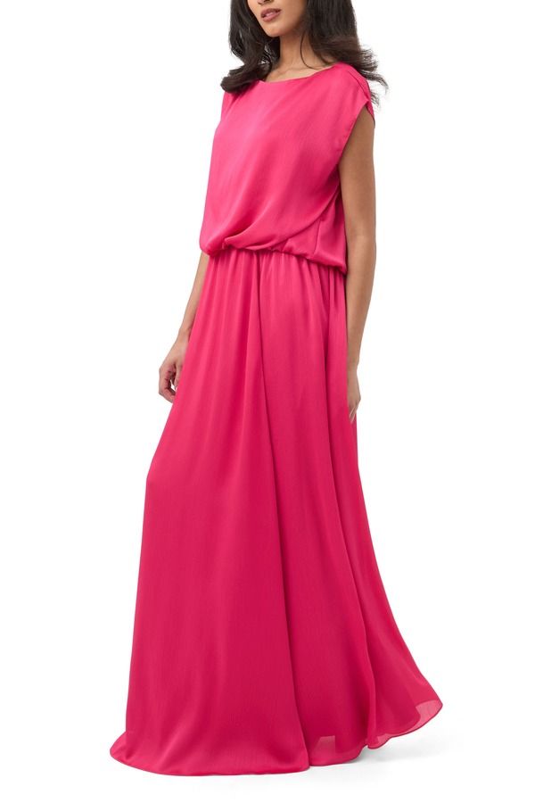 トリーナターク レディース トップス ワンピース マキシ Trina Turk Vantage 2 Blouson Maxi Dress Forrest Rose