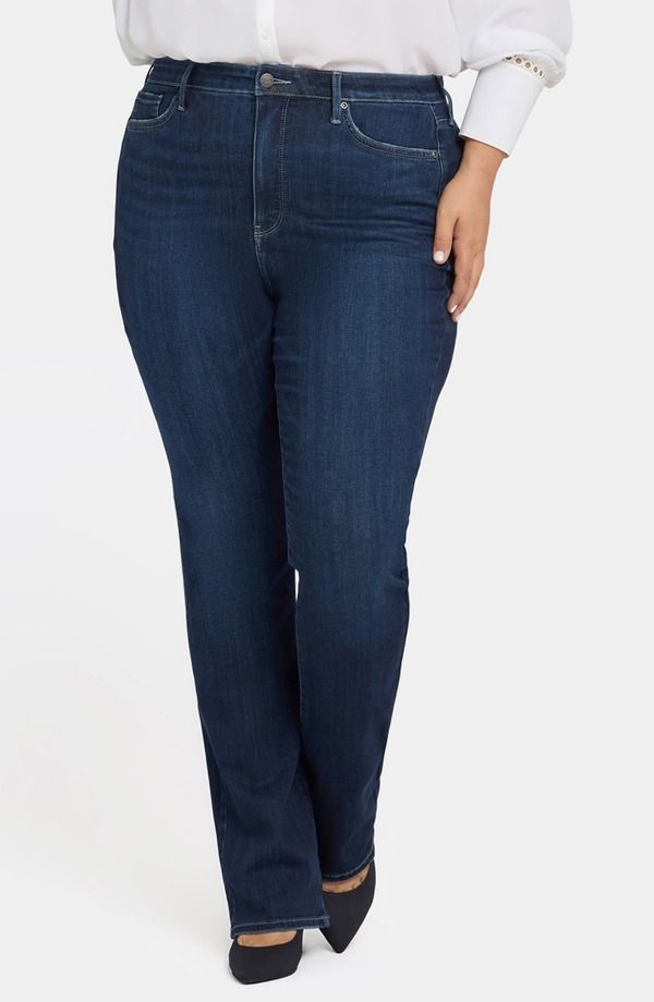 エヌワイディージェイ レディース シューズ ブーツ・レインブーツカット ジーンズ NYDJ Slim Bootcut Jeans Ink Skyline
