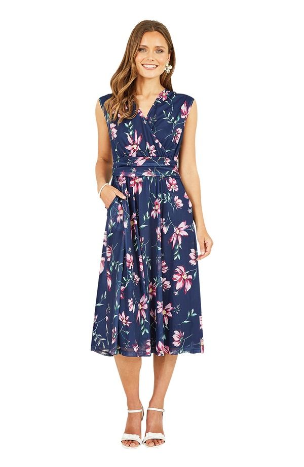 ユミキム レディース トップス ワンピース メッシュ ミディ Yumi Mesh Stretch Midi Dress Navy ネイビー 36,270円