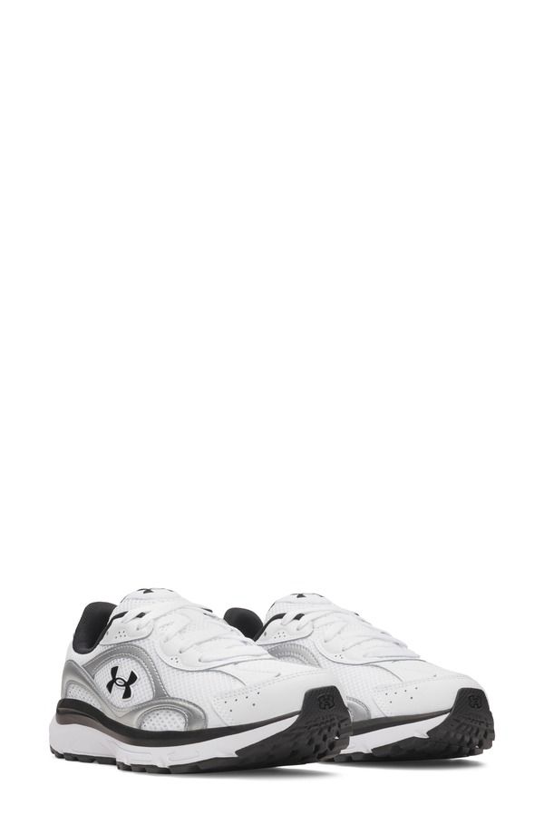 アンダーアーマー レディース シューズ スニーカー Under Armour UA Tech Runner Sneaker White Metallic Silver ホワイト