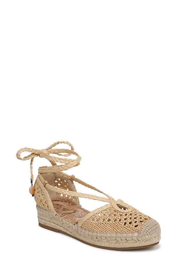 サムエデルマン レディース シューズ サンダル プラットフォーム アンクル Sam Edelman Margot Ankle Wraplatform Espadrille Natural