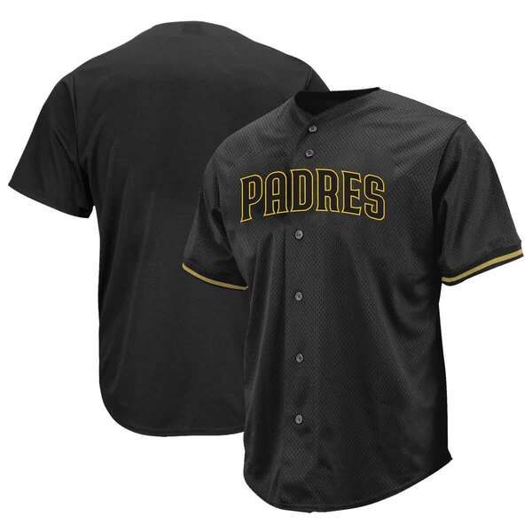 プロファイル メンズ トップス シャツ トール ジャージー Mens Profile Black San Diego Padres Big Tall Pop Fashion Jersey Black ブラック