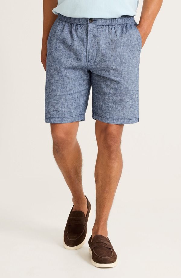 トッミーバハマ メンズ ボトムス ハーフパンツ・ショーツ ショートパンツ リネン Tommy Bahama Riviera Short Linen Blend Shorts Ocean Deep