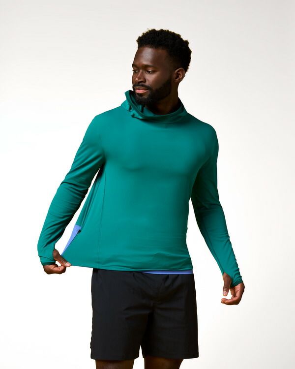 コートパクシー メンズ アウター パーカー・スウェット Cotopaxi Sombra Sun Hoodie Mens Malachite