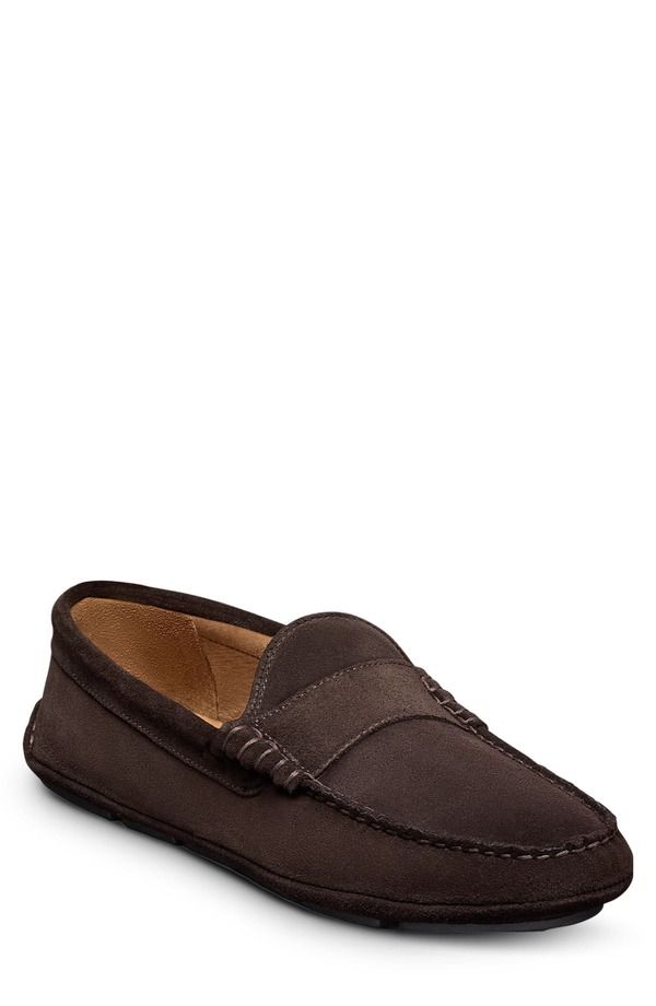 アレン エドモンズ メンズ シューズ スリッポン・ローファー Allen Edmonds Apex Driving Loafer Bitter Chocolate Suede チョコレート