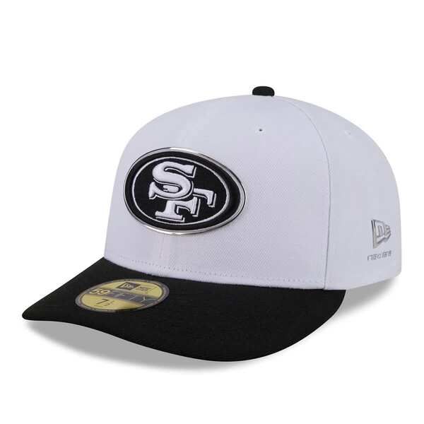 ニューエラ メンズ アクセサリー 帽子 Mens New Era WhiteBlack San Francisco 49ers 2026 NFL Draft PreCurved 59FIFTY Fitted Hat White ホワイト