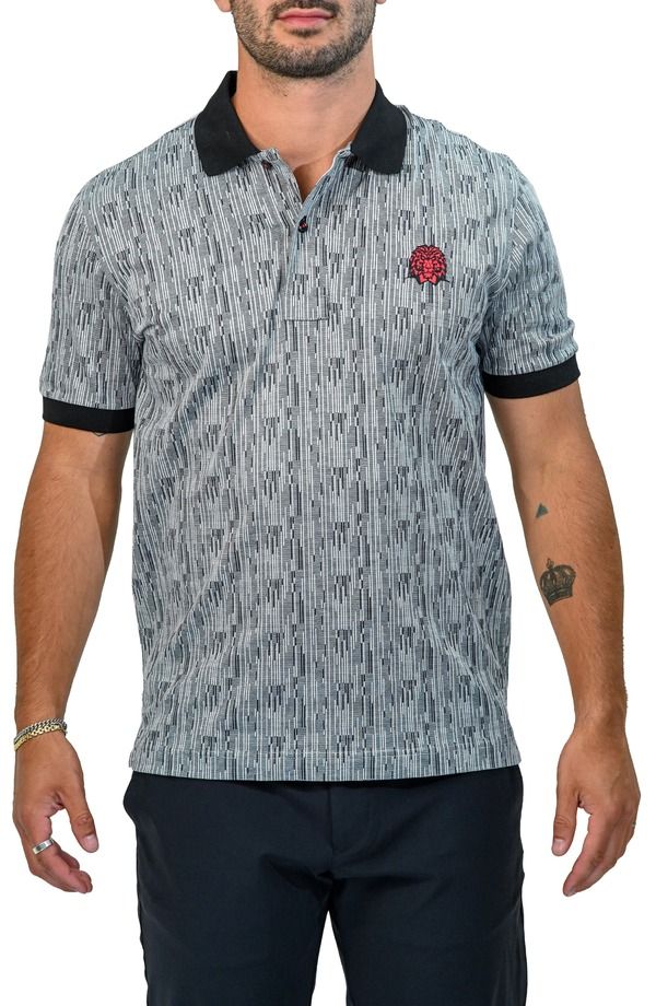 マセオ メンズ トップス ポロシャツ Maceoo Mozart Signal Polo Grey グレー
