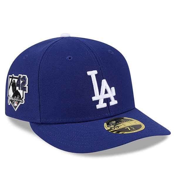ニューエラ メンズ アクセサリー 帽子 Mens New Era Royalos Angeles Dodgers 2026 Jackie Robinson Day Low Profile 59FIFTY Fitted Hat Royal